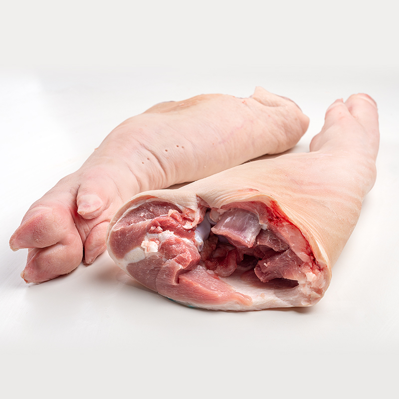 Granjero Feliz lideres en la comercializacion de carne de puerco cerdo short front feet